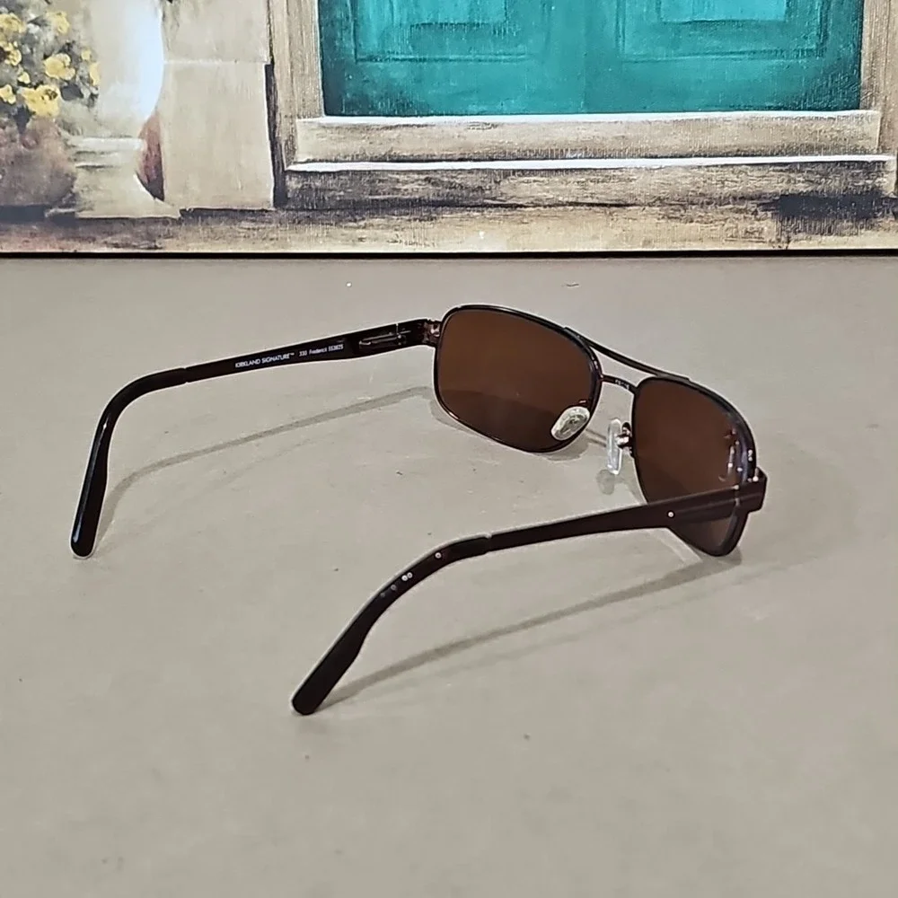 Kirkland Signature Sunglasses 330‎ Frederick 553625 Brown 59-16-135 Frames Only